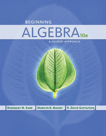 Beginning Algebra : A Guided Approach Book Land AU