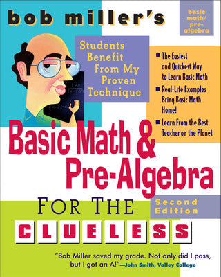 Bob Miller's Basic Math and Pre-Algebra for the Clueless, 2nd Ed. Book Land AU