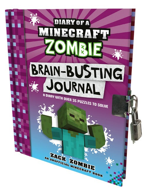 Brain-Busting Journal (Diary of a Minecraft Zombie) Book Land AU