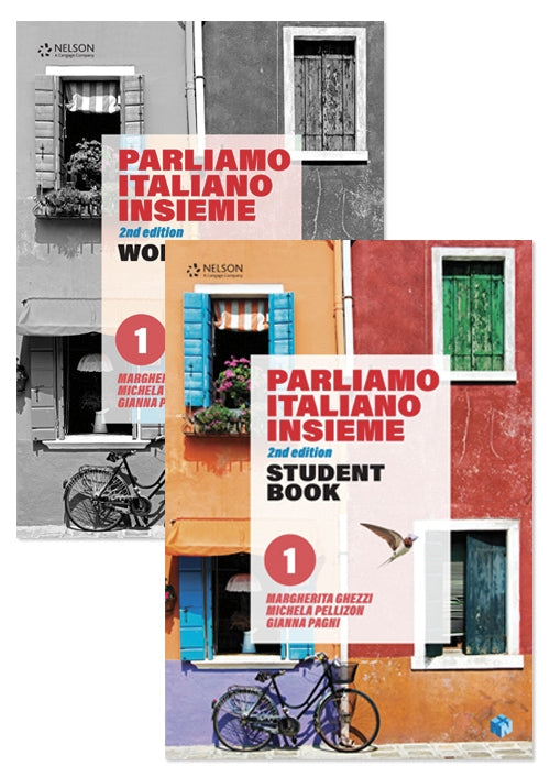 Bundle: Parliamo italiano insieme Level 1 Student Book with 1 Access Code + Parliamo italiano insieme Level 1 Workbook with 1 Access Code Book Land AU