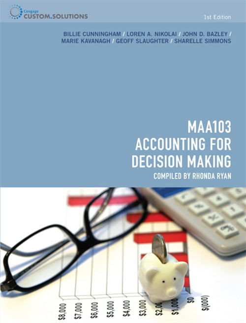 CP0882 MAA103 - Accounting for Decision Making Book Land AU