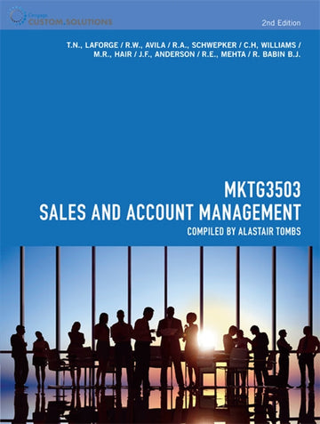 CP0893 MKTG3503 Sales and Account Management Book Land AU