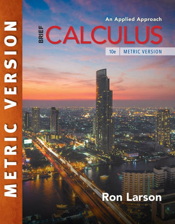 Calculus: An Applied Approach, Brief, International Metric Edition Book Land AU