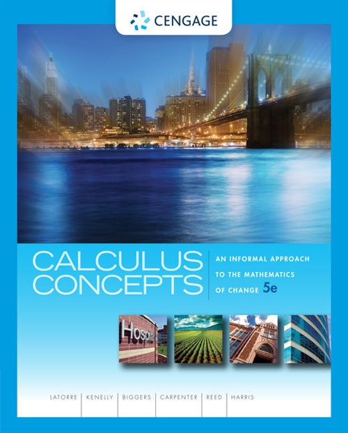 Calculus Concepts : An Informal Approach to the Mathematics of Change Book Land AU