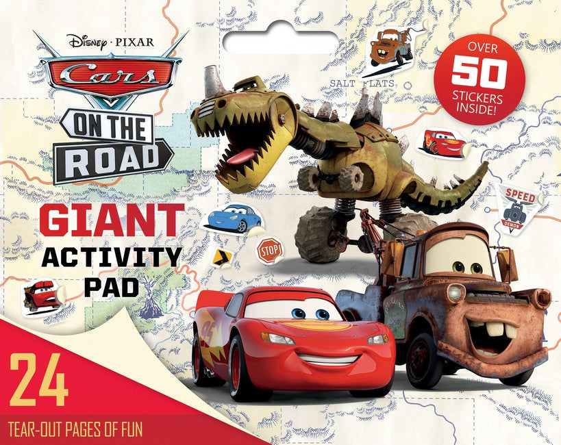 Cars On the Road: Giant Activity Pad (Disney Pixar) Book Land AU
