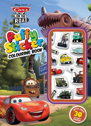 Cars on the Road: Puffy Sticker Colouring Book (Disney Pixar) Book Land AU