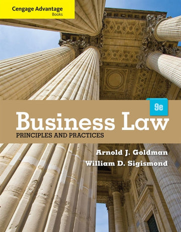 Cengage Advantage Books: Business Law: Principles and Practices Book Land AU