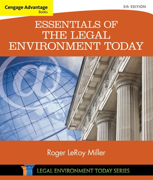 Cengage Advantage Books: Essentials of the Legal Environment Today Book Land AU