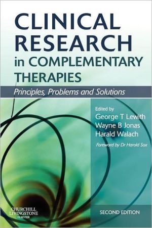 Clinical Research in Complementary Therapies:Principles, Problems and Book Land AU