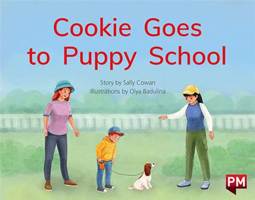 Cookie Goes to Puppy School Book Land AU