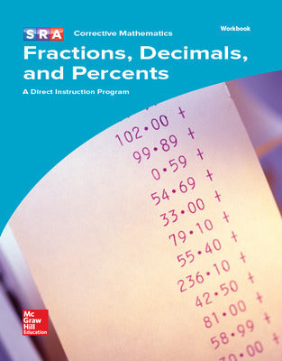 Corrective Mathematics Fractions, Decimals, and Percents, Workbook Book Land AU