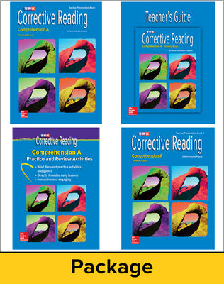 Corrective Reading Comprehension Level A, Teacher Materials Package Book Land AU
