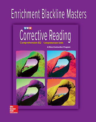 Corrective Reading Comprehension Level B2, Enrichment Blackline Master Book Land AU