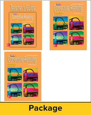 Corrective Reading Decoding Level A, Teacher Materials Package Book Land AU