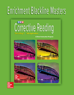 Corrective Reading Decoding Level C, Enrichment Blackline Master Book Land AU