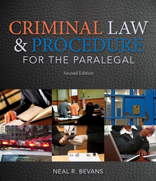 Criminal Law and Procedure for the Paralegal Book Land AU