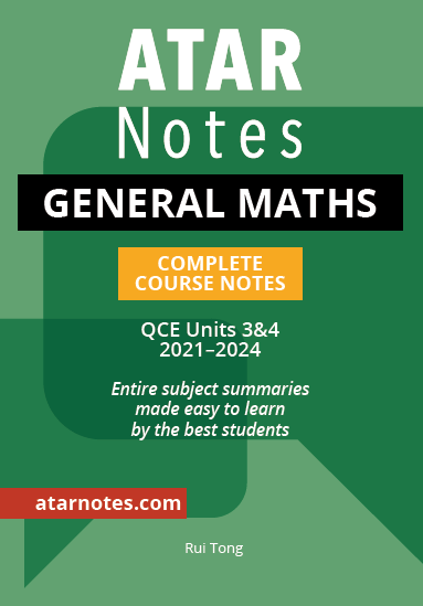 ATAR Notes QCE General Maths 3&4 Notes