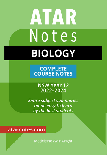 ATAR Notes HSC Biology Year 12 Notes (2022-2024)
