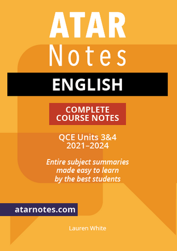 ATAR Notes QCE English 3&4 Notes