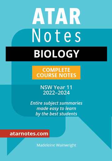 ATAR Notes HSC Biology Year 11 Notes (2022-2024)
