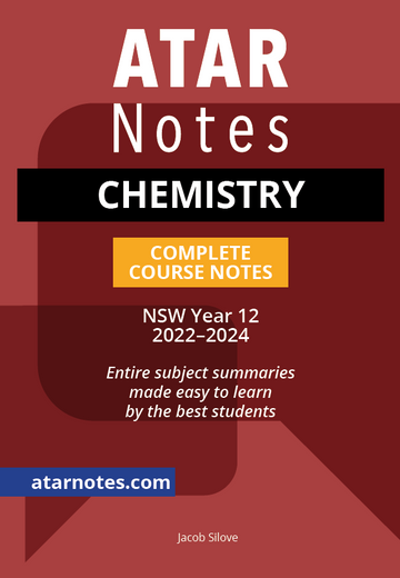 ATAR Notes HSC Chemistry Year 12 Notes (2022-2024)