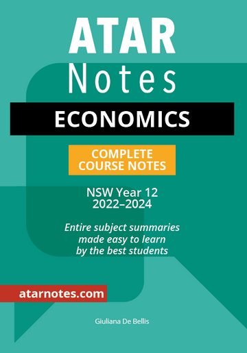 ATAR Notes HSC Economics Year 12 Notes (2022-2024)