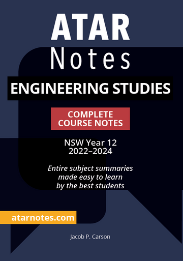 ATAR Notes HSC Engineering Studies Year 12 Notes