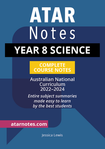 ATAR Notes Year 8 Science Notes (2022-2024)