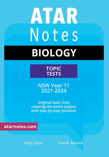 ATAR Notes HSC Biology Year 11 Topic Tests