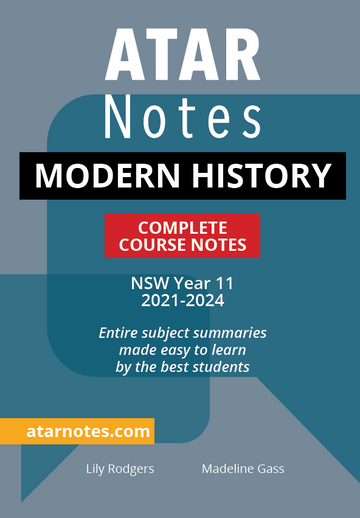 ATAR Notes HSC Modern History Year 11 Notes