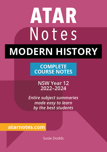 ATAR Notes HSC Modern History Year 12 Notes (2022-2024)