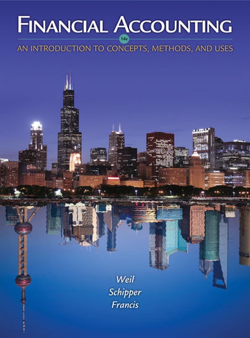 Financial Accounting : An Introduction to Concepts, Methods and Uses